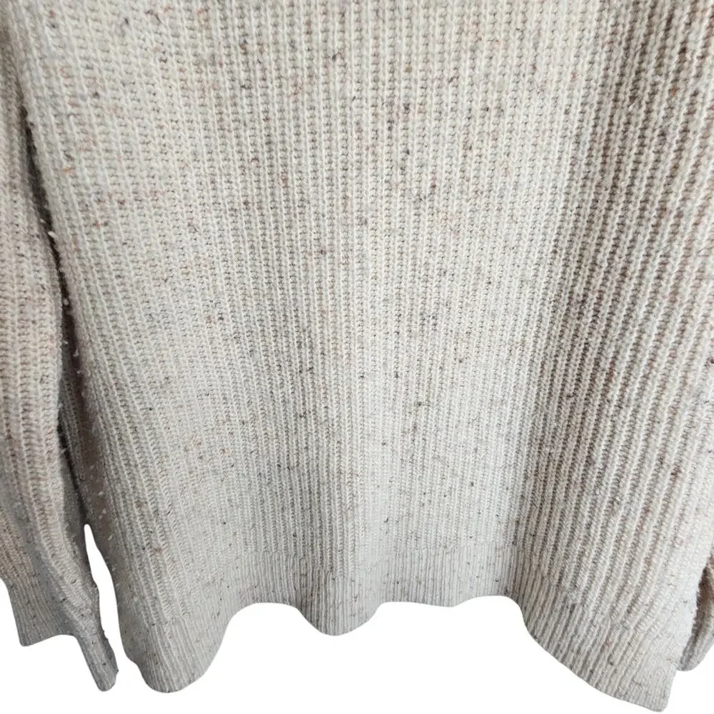 J. Crew Womens Lambswool Turtleneck Sweater Sz M Classic Quiet Luxury Minimalist